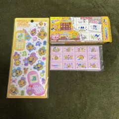 たまごっち　チョコブロックシール　めめっち　平成はっぴーフォン