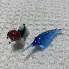 ガラス細工 謎の生物 イタチ？ オコジョ？ 胴長 コレクション - メルカリ