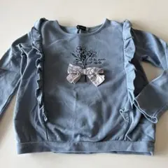 BeBe 水色フリルトレーナー 他130センチトレーナー計4点