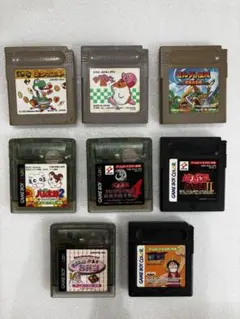 ゲームボーイアドバンス＆カラー ソフト 8本セット