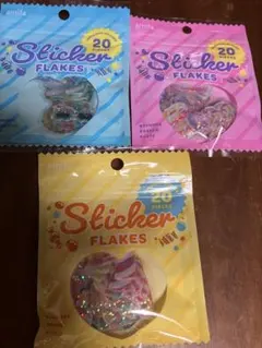 セリア　amifa ステッカーフレーク 20枚入り