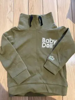 Baby Doll ハイネック　トレーナー カーキ