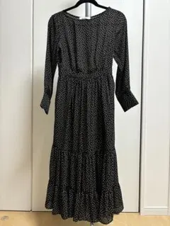 nano ナノユニバースドット柄ワンピース サイズ38