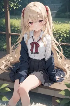 m539 AIイラスト　かわいい　A4ポスター