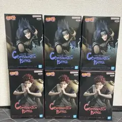 NARUTOコンビネーションバトルフィギュア サスケ・我愛羅セット 6個セット