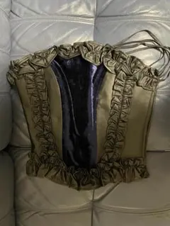 ヴィンテージ ビスチェ 1860年代 ボディスーツ ヴィクトリアン | Mercari