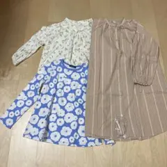 女の子　3点セット　トップス ワンピース