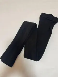 毛混あったかバルキー厚地レギンス　JJML ブラック