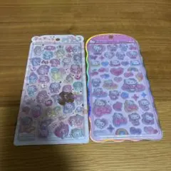 ハローキティ うるちゅる、コットンパフィー２枚セット