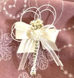 «624»コサージュ(ブローチ)*入学式卒業式*薔薇