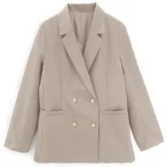 【新品・未使用品】GRL ダブルボタンテーラードジャケット　[al275]