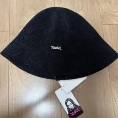 x-girl ニット バケットハット 黒