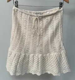 【値下げ!!】ZARA レースニットミニスカート Sサイズ