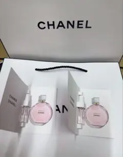 シャネルの香水のサンプル2個
