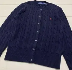 美品　ポロラルフローレン　レディース　コットンカーディガン