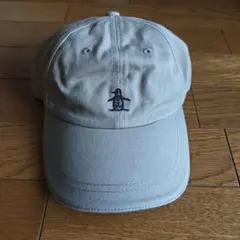 【マンシングウェア】ゴルフ　キャップ　ベージュ　Mサイズ