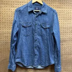 GAP デニムシャツ M ウエスタンシャツ　リーバイス　ラングラー　ヴィンテージ