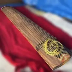 箏 こと 琴 十三弦 和楽器 日本伝統楽器 弦楽器 現状品 全長約183cmのサムネイル