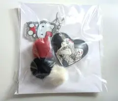 エニマイくじ 富江×HELLO KITTY B賞 ハートキーホルダー (黒)