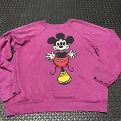 90s USA製古着・三つ目ミッキートレーナー