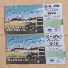 平和 PGM 株主優待 10枚+ オマケCool Cart クールカート 1枚 HEIWA（平和・PGM）株主優待券 CoolCart クールカート