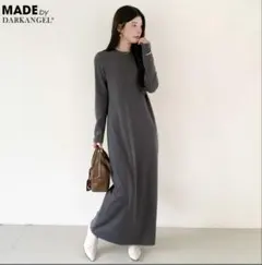 Dark Angel グレー ロングワンピース