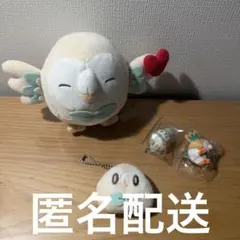 ポケモン　ポケピース　 モクロー ぬいぐるみ マスコット ガチャガチャ