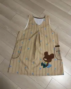 くまのがっこう　エプロン　学研