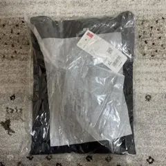 リブヘンリーネックT 黒 XL