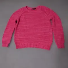 アナイ　コットン　ニット　ピンク　38