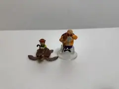 【訳あり】亀仙人とウミガメ フィギュアセット