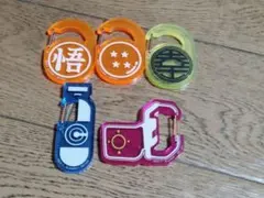 ドラゴンボールZ アクリル　カラビナ 5個セット