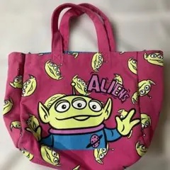 エイリアン トートバッグ ピンク