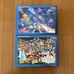 ディズニー 光るジグソーパズル 300ピース×２