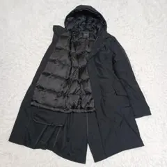 極美品 セオリー JAYSE MEMO.TWILL フーデットダウンコート S
