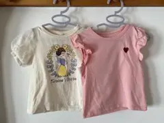 【中古】しまむら　ベビー　半袖Tシャツ　90 まとめ売り　女の子　ディズニー