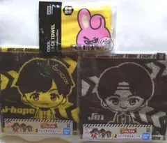 COOKYクールタオル♡BTS♡J-hope＆JINフェイスタオル