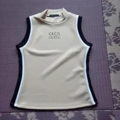 CECIL McBEE レディース ゴルフシャツ ベージュサイズ2