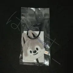 新品未開封 Stray Kids ウルフチャン ミニピケットキーリング うちわ