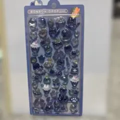 ボンボンドロップシール よるねこボンボン
