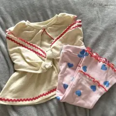 しまむら アイリ メローフレアパンツ 襟付きトレーナー 90サイズ