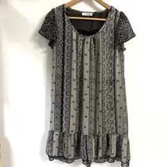 IKEDA NOBUO チュニック 半袖 フェアリーグランジ　森ガール
