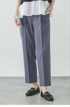 グローバルワーク　ウツクシルエット　テーパードパンツ