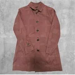 BLACK LABEL ステンカラーコート ワインレッド