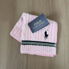 【新品】POLO RALPH LAUREN タオルハンカチ ピンクのサムネイル