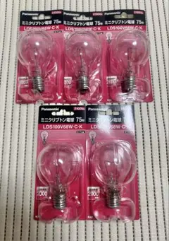 Panasonic ミニクリプトン電球　75形　LDS100V68W・C・Kのサムネイル