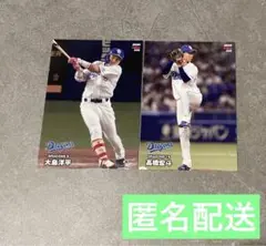 中日ドラゴンズ　プロ野球チップスカード　2枚セット