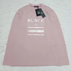 ✨新品タグ付き✨ブラックレーベル　BLACK lab.　刺繍ロゴ　ロンT　L