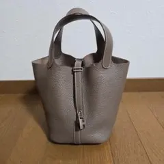 【美品】HERMES　ピコタンロックPM エトゥープシルバー金具のサムネイル
