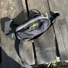 ASICS ブラック ウエストポーチ
